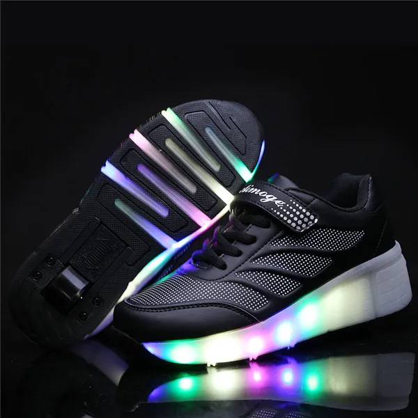 Led Wheels Shoes Kids Glowing Sneakers With Light Wheels Roller Skates Shoes Lighted Shoes For Kids Boys Girls Tenis Infantil
Led Wheels Shoes Kids Glowing Sneakers With Light Wheels Roller Skates Shoes Lighted Shoes For Kids Boys Girls Tenis Infantil