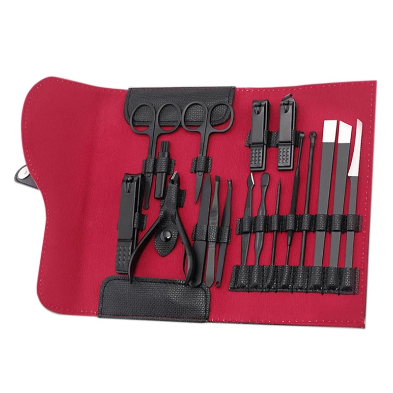 Manicure Set Professional Pedicure Kit Nail Care Tools - 18 In 1 Stainless Steel Nail Clippers Tools - Grooming Kit
Manicure Set Professional Pedicure Kit Nail Care Tools - 18 In 1 Stainless Steel Nail Clippers Tools - Grooming Kit