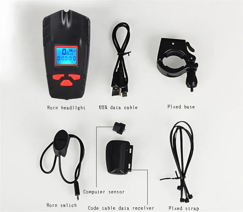 Bicycle Light Computer Speedometer Light 2020 USB Rechargeable Bicycle Front Light Flashlight LED Warning Bicycle equipment
Bicycle Light Computer Speedometer Light 2020 USB Rechargeable Bicycle Front Light Flashlight LED Warning Bicycle equipment