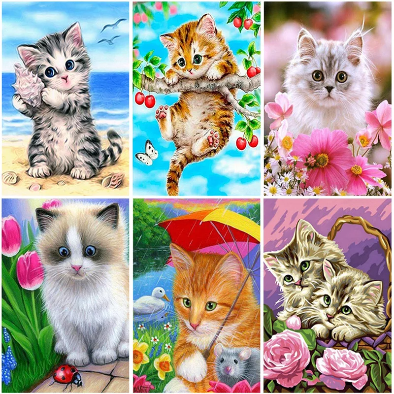 DIY Cat 5D Diamond Painting Full Square Drill Resin Animal Diamond Embroidery Cross Stitch Mosaic Home Decor Wall Art Gift
DIY Cat 5D Diamond Painting Full Square Drill Resin Animal Diamond Embroidery Cross Stitch Mosaic Home Decor Wall Art Gift