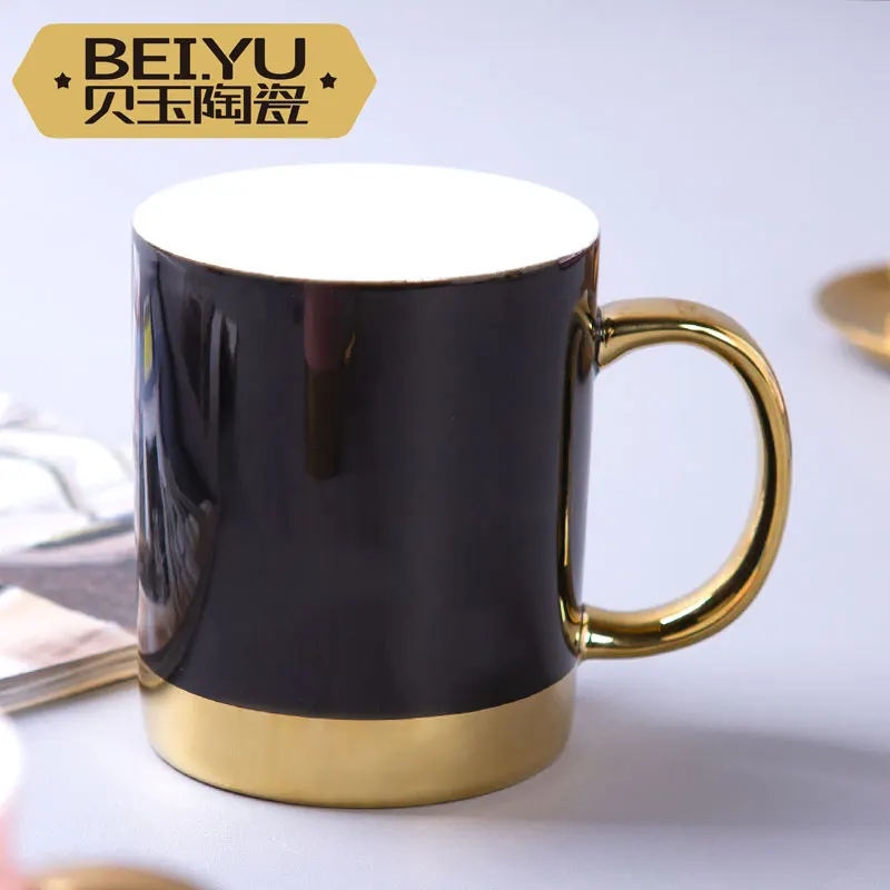 Solid Nordic Mug Gold Minimalist Creative Ceramic Mug for Couple with Spoon Fashion Tazas Para Cafe Office Coffee Mug MM60MKB
Solid Nordic Mug Gold Minimalist Creative Ceramic Mug for Couple with Spoon Fashion Tazas Para Cafe Office Coffee Mug MM60MKB