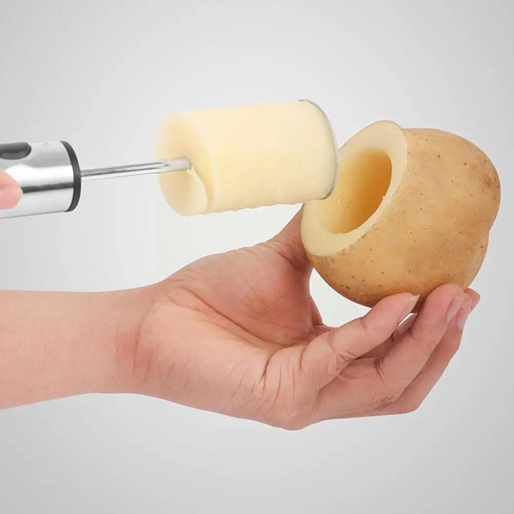 Multipurpose Vegetable Corer Steel Drill Vegetable Fruit Corer Easy Grip Core Remover For Fruits Vegetables K0f8 
Multipurpose Vegetable Corer Steel Drill Vegetable Fruit Corer Easy Grip Core Remover For Fruits Vegetables K0f8