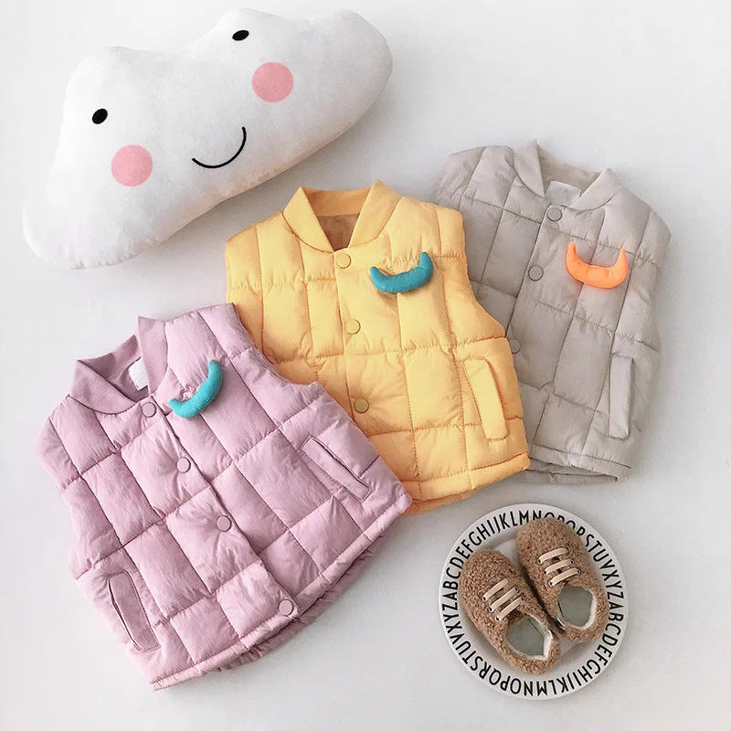 Children's Clothing Autumn Winter Baby Boys Girls Light Down Vest Cute Solid Plaid Toddler Kids Thicken Waistcoat Children Vest
Children's Clothing Autumn Winter Baby Boys Girls Light Down Vest Cute Solid Plaid Toddler Kids Thicken Waistcoat Children Vest