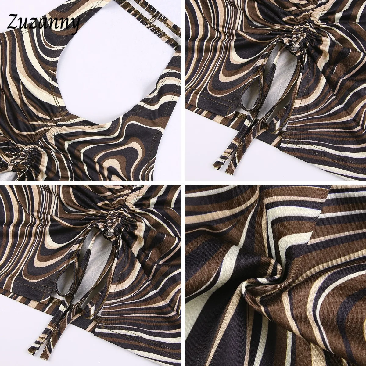 Zuzanny 2021 V Neck Sleeveless Halter Crop Top Women Y2K Print Summer Backless Party Sexy Tank Tops Vintage Fashion Streetwear
Zuzanny 2021 V Neck Sleeveless Halter Crop Top Women Y2K Print Summer Backless Party Sexy Tank Tops Vintage Fashion Streetwear