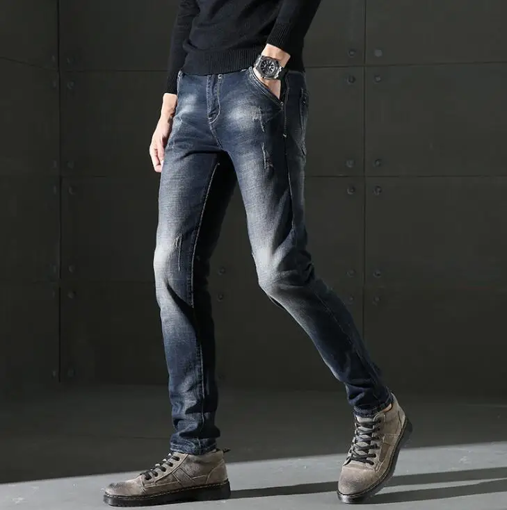 2019 Casual Stretch Slim Jeans For Men Discount Top Quality Long Pants Trousers Free Shipping
2019 Casual Stretch Slim Jeans For Men Discount Top Quality Long Pants Trousers Free Shipping