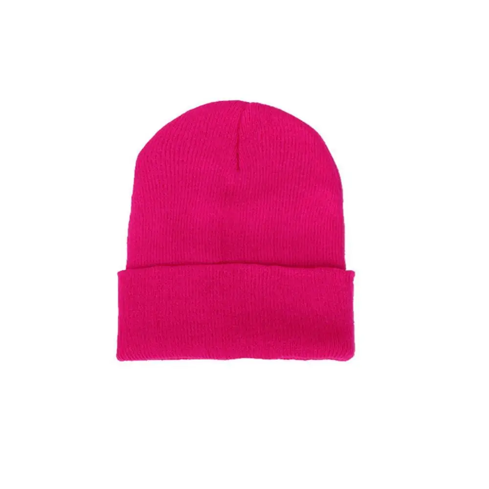 Men Women Winter Autumn Solid Color Warm Woolen Knitted Cap Fluorescent Cuffed Beanie Hat Female Caps Warmer Bonnet Casual Cap
Men Women Winter Autumn Solid Color Warm Woolen Knitted Cap Fluorescent Cuffed Beanie Hat Female Caps Warmer Bonnet Casual Cap