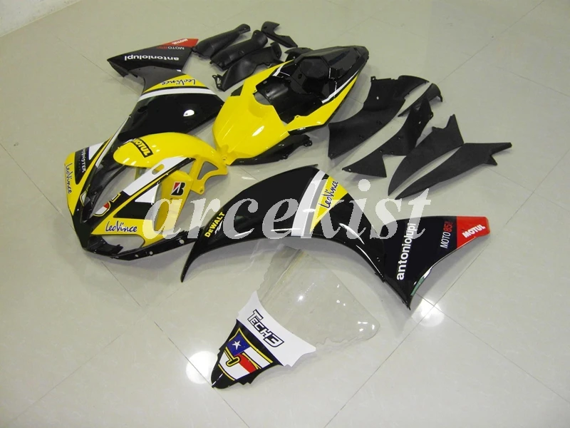 Новый ABS мотоцикл Полный обтекатели комплект подходит для YAMAHA YZF-R1 2013 2014 13 14 R1 тела набор черный желтый
Новый ABS мотоцикл Полный обтекатели комплект подходит для YAMAHA YZF-R1 2013 2014 13 14 R1 тела набор черный желтый