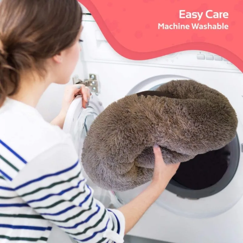 Round Dog Bed House Long Plush Cat Bed Kennel Winter Warm Dog Sleeping Bag Dog Basket Soft Fluffy Puppy Cushion Mat Pet Supplies
Round Dog Bed House Long Plush Cat Bed Kennel Winter Warm Dog Sleeping Bag Dog Basket Soft Fluffy Puppy Cushion Mat Pet Supplies