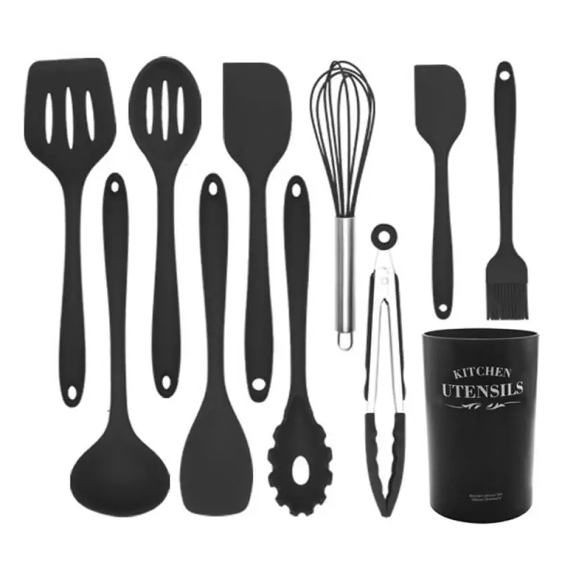 11PCS / Set Of Cooking Tools Silicone Non-stick Cookware High Temperature Resistant Combination Multi-function Kitchen Utensils
11PCS / Set Of Cooking Tools Silicone Non-stick Cookware High Temperature Resistant Combination Multi-function Kitchen Utensils