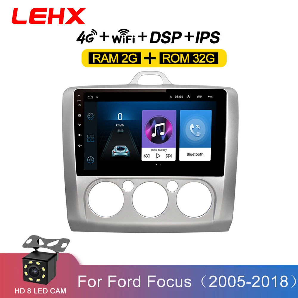 Автомобильная Мультимедийная магнитола AndroidLEHX, мультимедийный плеер 2 Din с 9 "экраном, DVD-проигрывателем, GPS, для ford focus 2, 3, Mk2/Mk3, хэчбек, 8,1-2006 г. 
Автомобильная Мультимедийная магнитола AndroidLEHX, мультимедийный плеер 2 Din с 9 "экраном, DVD-проигрывателем, GPS, для ford focus 2, 3, Mk2/Mk3, хэчбек, 8,1-2006 г.