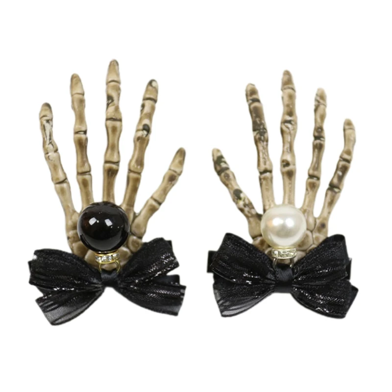 Devil Demon Skull Clip for Halloween Costume Hairpin Hairpin Halloween Accessories Black Pearl/White Pearl Clip
Devil Demon Skull Clip for Halloween Costume Hairpin Hairpin Halloween Accessories Black Pearl/White Pearl Clip