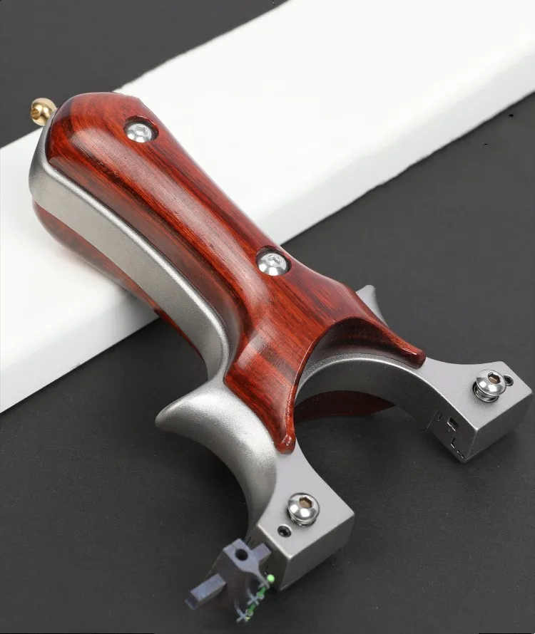 Titanium Alloy Bow Head+solid Wood Patch Hunting Slingshot With Flat Rubber Band Shooting Outdoor Catapult
Titanium Alloy Bow Head+solid Wood Patch Hunting Slingshot With Flat Rubber Band Shooting Outdoor Catapult