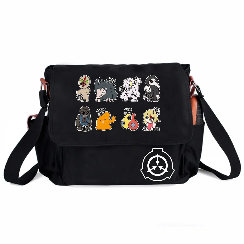 SCP Foundation Black Shoulder Bags Canvas School Bags Cosplay Messenger Bag Anime Crossbody Bag Bookbag
SCP Foundation Black Shoulder Bags Canvas School Bags Cosplay Messenger Bag Anime Crossbody Bag Bookbag