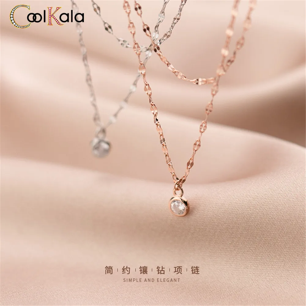 Coolkala Silver Necklace Women's Fashion Simple Double-layer Single Lady Temperament Choker Batch
Coolkala Silver Necklace Women's Fashion Simple Double-layer Single Lady Temperament Choker Batch
