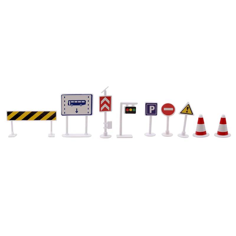 9pcs/lot DIY Mini Signpost Traffic Scene Educational Toys Cheap Car Toys Gift For Children Traffic light Signs Model Toy
9pcs/lot DIY Mini Signpost Traffic Scene Educational Toys Cheap Car Toys Gift For Children Traffic light Signs Model Toy