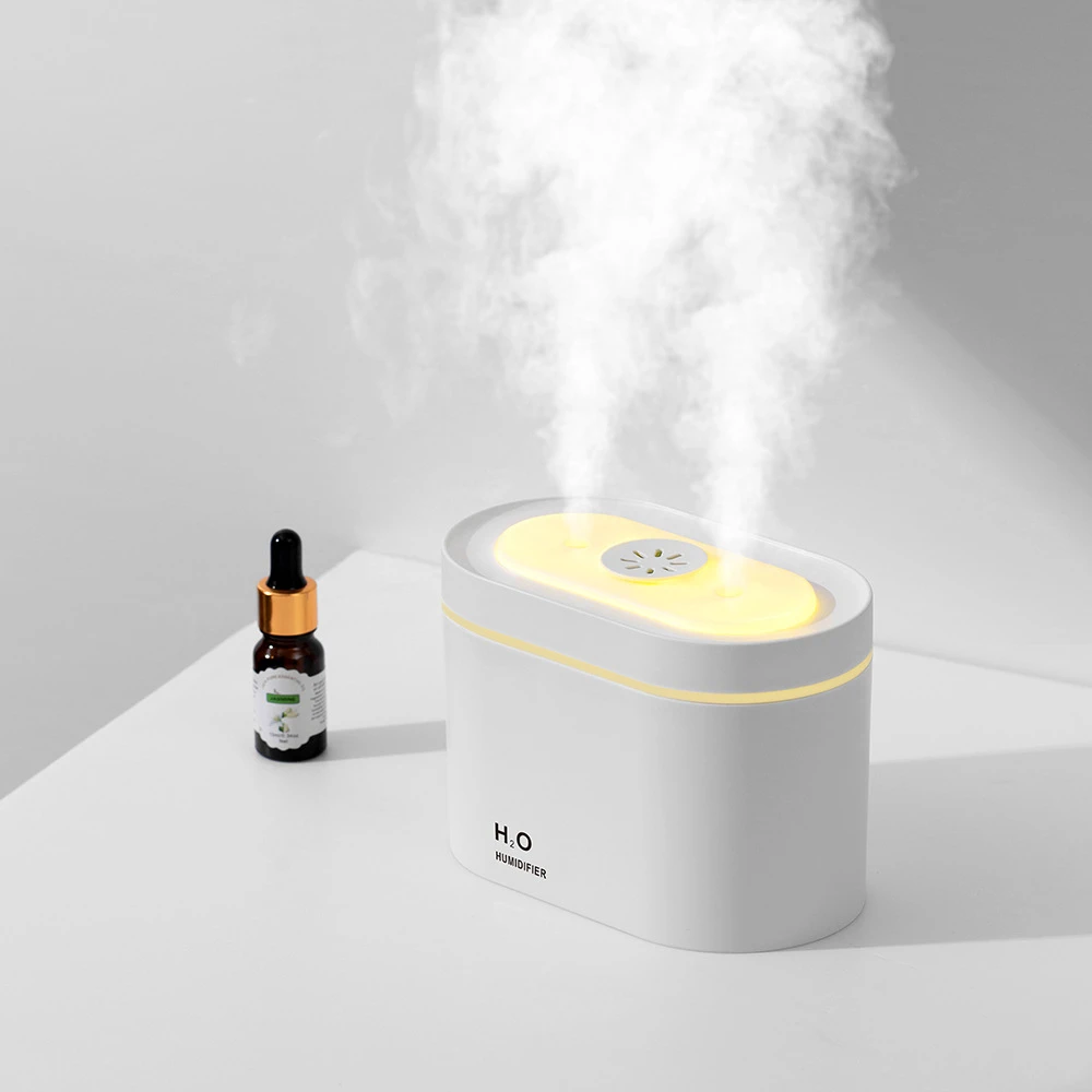 800ml Double Nozzle Air Humidifier 2000mAh Wireless Aroma Essential Oil Diffuser USB Mist Maker Warm Night Light Home Fragrance
800ml Double Nozzle Air Humidifier 2000mAh Wireless Aroma Essential Oil Diffuser USB Mist Maker Warm Night Light Home Fragrance