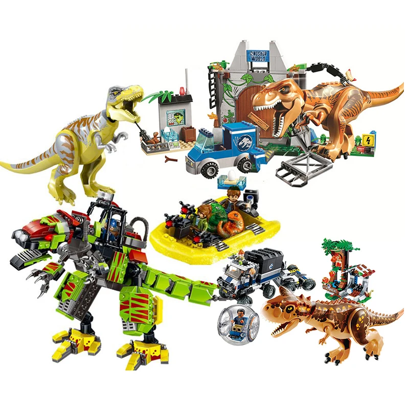 Jurassic World Dinosaur Tyrannosaurus Rex vs Ankylosaurus Building Block Bricks Toy for Children Christmas Gifts
Jurassic World Dinosaur Tyrannosaurus Rex vs Ankylosaurus Building Block Bricks Toy for Children Christmas Gifts