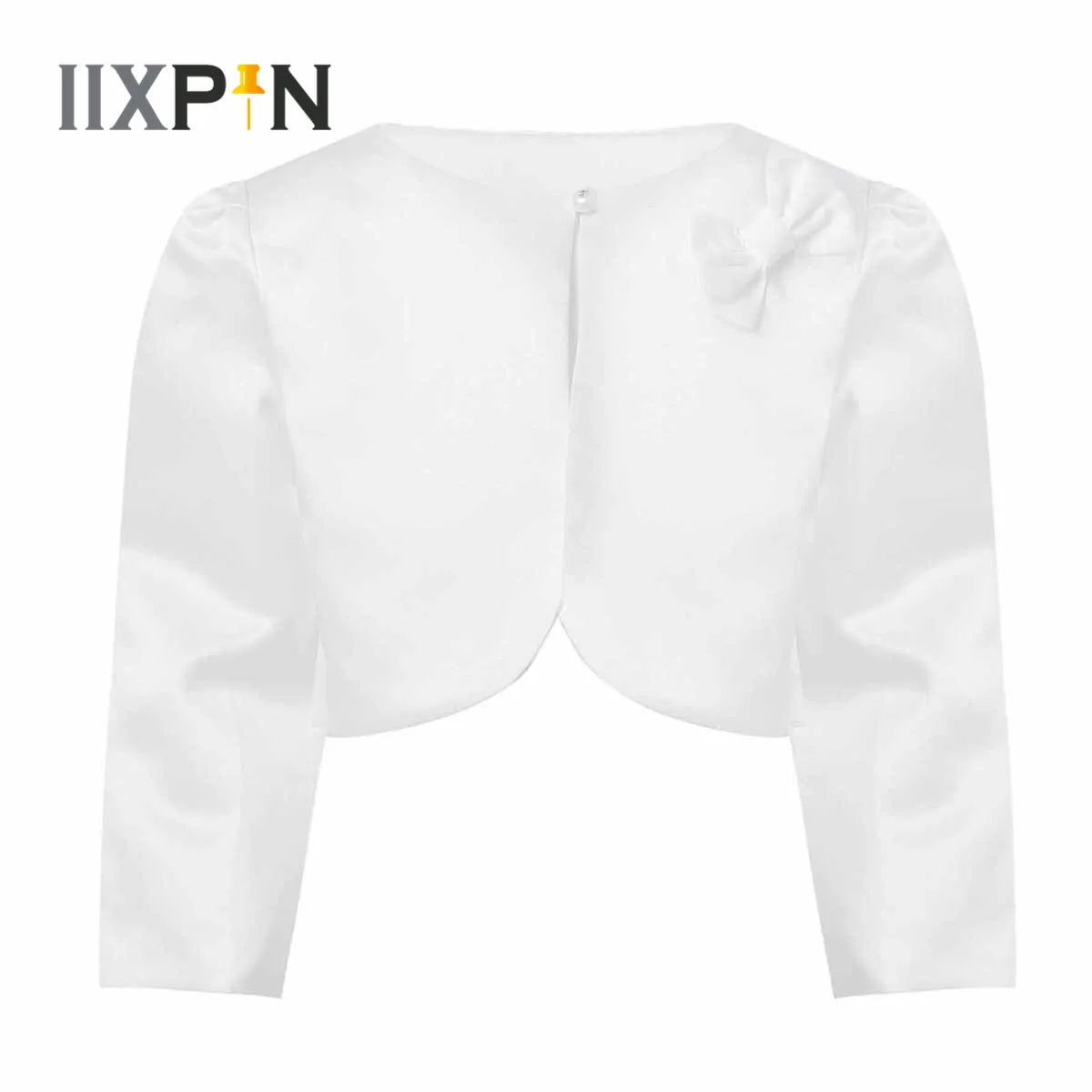 Kids Princess Dress Costume Girls Bolero Children Bowknot Single Button Long Sleeve Cardigan Cropped Coat for Flower Girl Jacket
Kids Princess Dress Costume Girls Bolero Children Bowknot Single Button Long Sleeve Cardigan Cropped Coat for Flower Girl Jacket