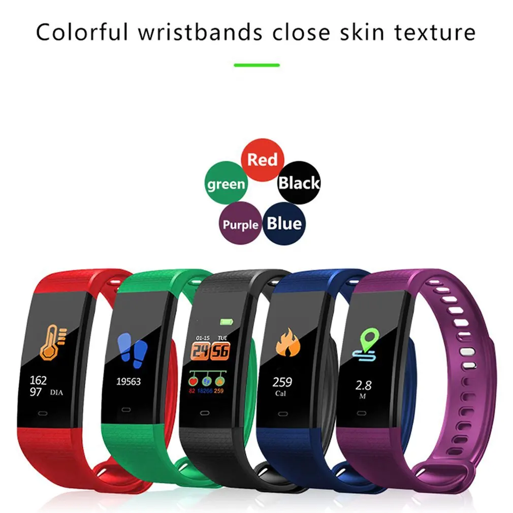 Y5 Smart Bracelet Heart Rate Blood Pressure Monitor Tracker Fitness Tracker Smart Wristband Waterproof Smart Watch Pedometer
Y5 Smart Bracelet Heart Rate Blood Pressure Monitor Tracker Fitness Tracker Smart Wristband Waterproof Smart Watch Pedometer