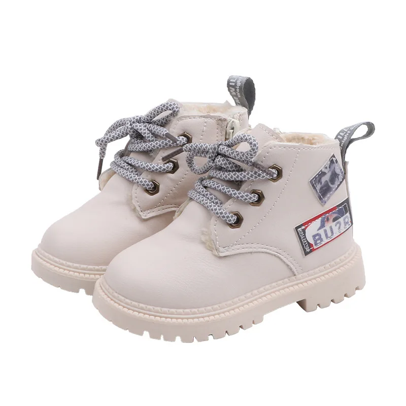Girls and Boys Martin Boots Winter Short Boots Kids British Style Low-top Leather Boots Children Baby Cotton Warm Waterproof Hot
Girls and Boys Martin Boots Winter Short Boots Kids British Style Low-top Leather Boots Children Baby Cotton Warm Waterproof Hot