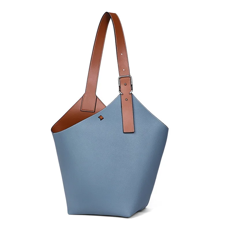 Women's Bag 2021 New Simple Bucket Bag Single Shoulder Large Capacity Western Style Leather Handbag For Women
Women's Bag 2021 New Simple Bucket Bag Single Shoulder Large Capacity Western Style Leather Handbag For Women