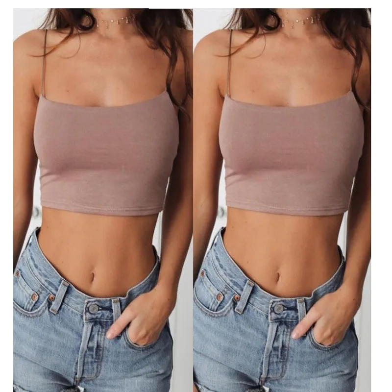 Ladies Wrapped Chest New European and American Summer Women's Pure Color Sexy Sling Navel Open Back Ladies Wrapped Chest Vest
Ladies Wrapped Chest New European and American Summer Women's Pure Color Sexy Sling Navel Open Back Ladies Wrapped Chest Vest