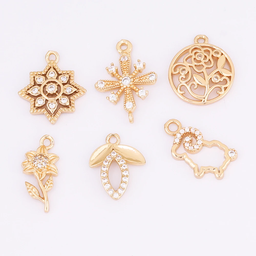 WHSOK 50Pcs Jewelry Findings & Components/Plant Shapes/CZ Charms/DIY Making/Jewelry Accessories/Hand Made/Pendants For Earrings 
WHSOK 50Pcs Jewelry Findings & Components/Plant Shapes/CZ Charms/DIY Making/Jewelry Accessories/Hand Made/Pendants For Earrings