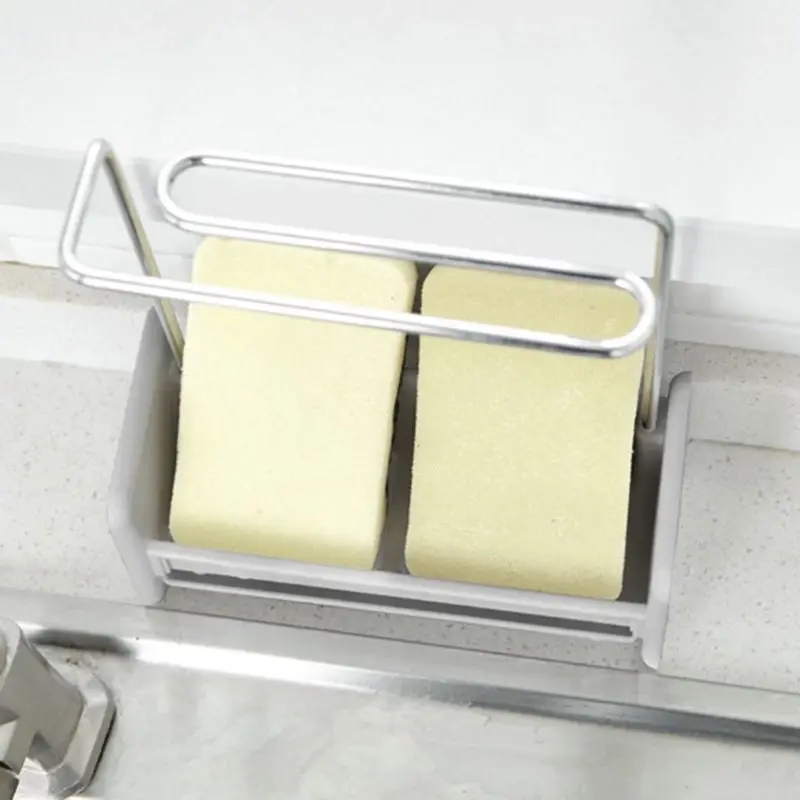 Kitchen Sponge Holder Sink Cleaning Brush Soap Organizer Rack with Drain Tray Rag Dishcloth Towel Hanging Shelf 85LA
Kitchen Sponge Holder Sink Cleaning Brush Soap Organizer Rack with Drain Tray Rag Dishcloth Towel Hanging Shelf 85LA