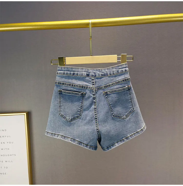 Denim Shorts High Waist Multi-Button Thin Jeans Super Short Women's Jeans 2021 Summer New Cotton Elastic Slim Female Hot Pants
Denim Shorts High Waist Multi-Button Thin Jeans Super Short Women's Jeans 2021 Summer New Cotton Elastic Slim Female Hot Pants