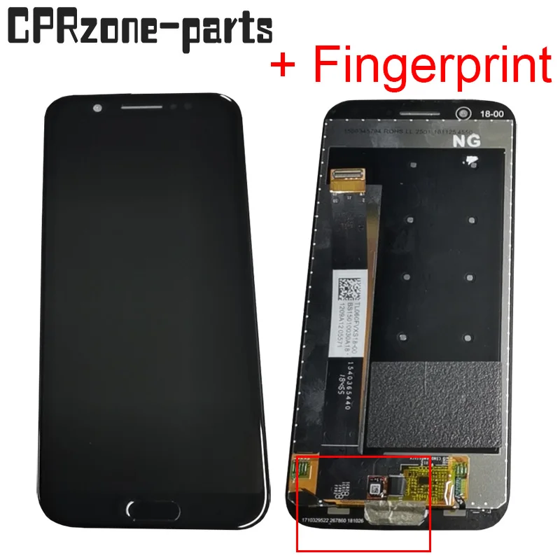 

5.99" Original lcd + Fingerprint For Xiaomi Black Shark SKR-A0 LCD Display With Touch Screen Digitizer Sensor Panel Assembly