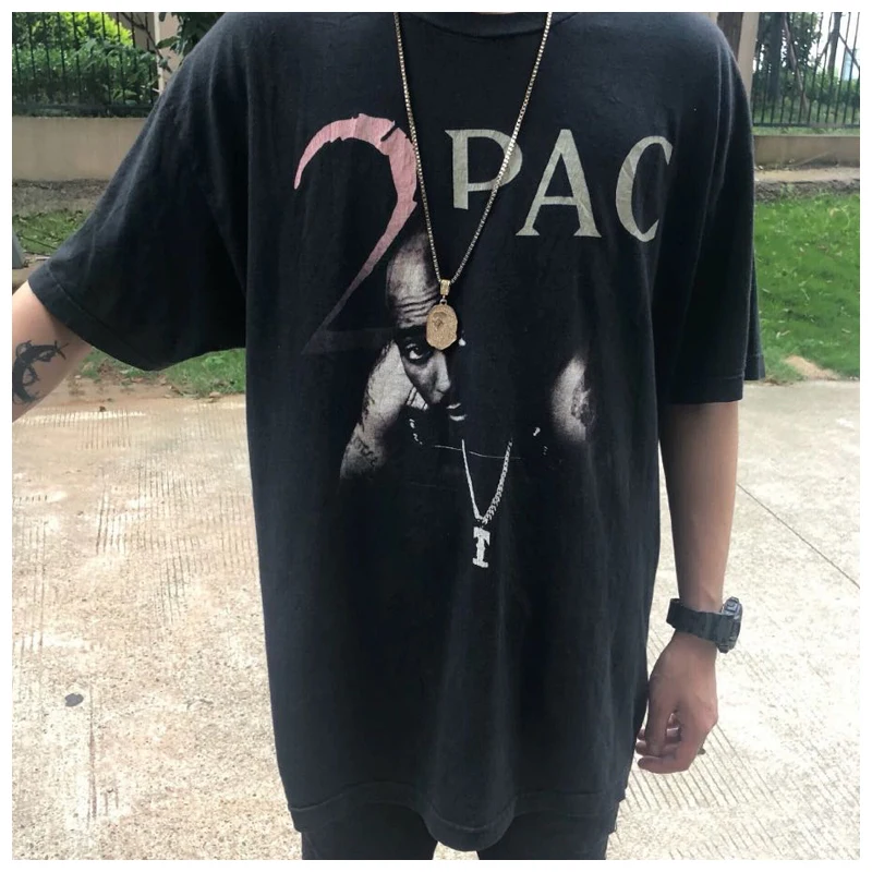 Новинка 2021, уличная свободная футболка оверсайз 2PAC в стиле хип-хоп с короткими рукавами для мужчин и женщин, модная футболка в стиле high Street с ...
Новинка 2021, уличная свободная футболка оверсайз 2PAC в стиле хип-хоп с короткими рукавами для мужчин и женщин, модная футболка в стиле high Street с ...