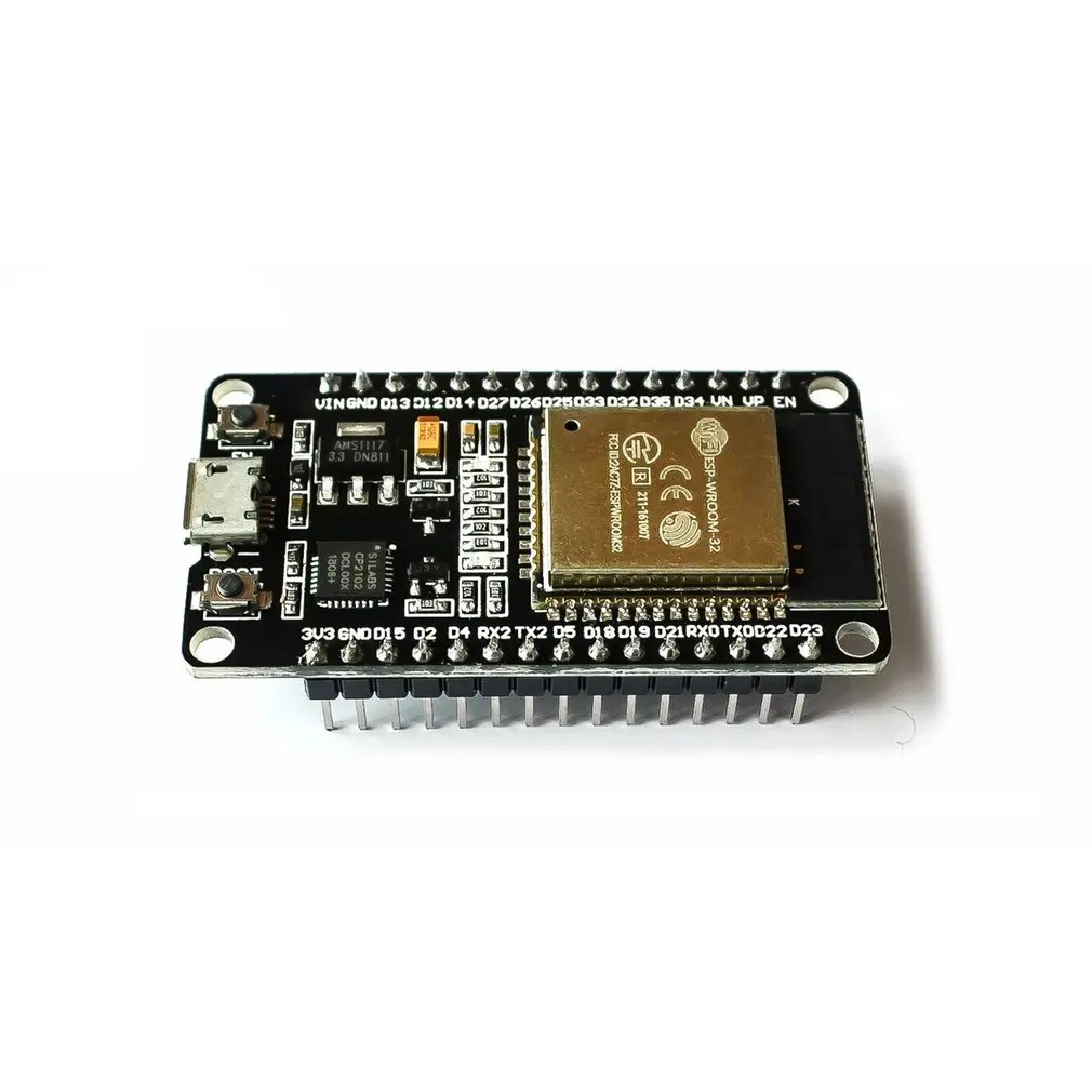 Плата ESP32 DevKit ESP 32 Беспроводная с двухъядерным процессором, макетная плата Беспроводная с поддержкой Wi-Fi, Micro USB, двухъядерный
Плата ESP32 DevKit ESP 32 Беспроводная с двухъядерным процессором, макетная плата Беспроводная с поддержкой Wi-Fi, Micro USB, двухъядерный