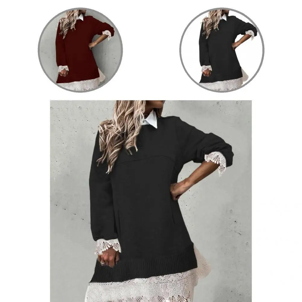 Skin-friendly Chic Patchwork Shirt Collar Pullover Sweatshirt All-Match Casual Sweatshirt Loose Fit for Home
Skin-friendly Chic Patchwork Shirt Collar Pullover Sweatshirt All-Match Casual Sweatshirt Loose Fit for Home