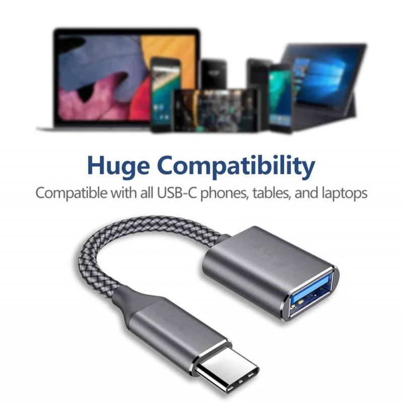 Metal Data Line TYPE-C Turn USB3.0 Adapter OTG Fast Charging Data Transferring USB Mouse Connection
Metal Data Line TYPE-C Turn USB3.0 Adapter OTG Fast Charging Data Transferring USB Mouse Connection