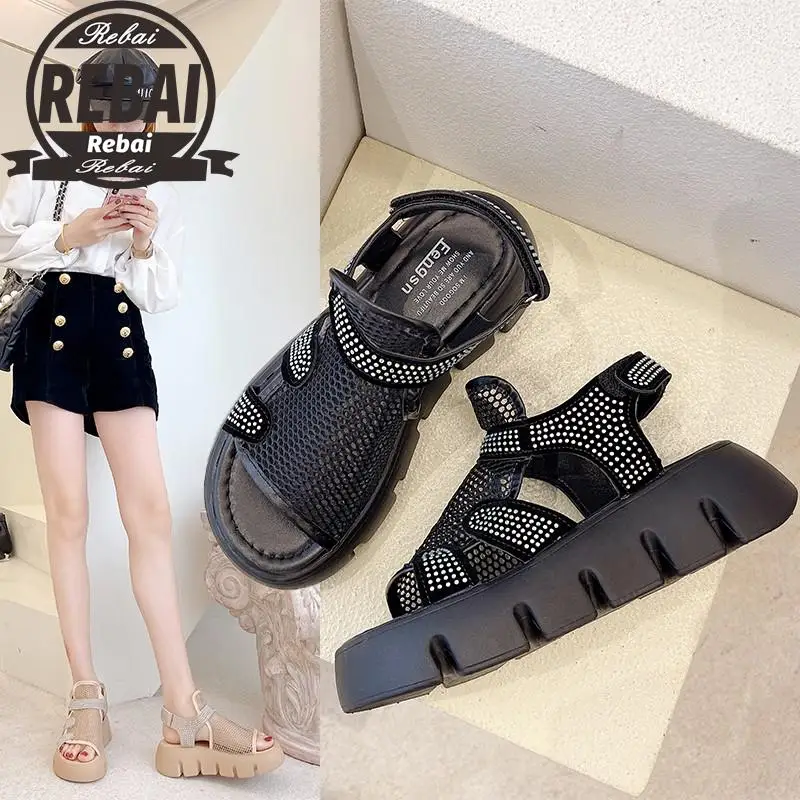 2021 Sandals Ladies Shoes Summer Clogs Wedge Women's Heels Suit Female Beige All-Match Open Toe Muffins shoe New Comfort Platfor 
2021 Sandals Ladies Shoes Summer Clogs Wedge Women's Heels Suit Female Beige All-Match Open Toe Muffins shoe New Comfort Platfor