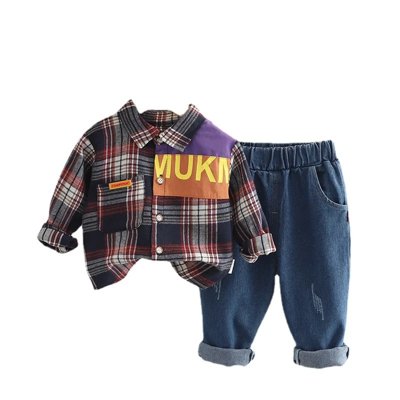 Новый весенне-осенний костюм для маленьких мальчиков и девочек, детская хлопковая рубашка в клетку и штаны, 2 шт./компл., повседневный костюм для малышей, детские спортивные костюмы
Новый весенне-осенний костюм для маленьких мальчиков и девочек, детская хлопковая рубашка в клетку и штаны, 2 шт./компл., повседневный костюм для малышей, детские спортивные костюмы