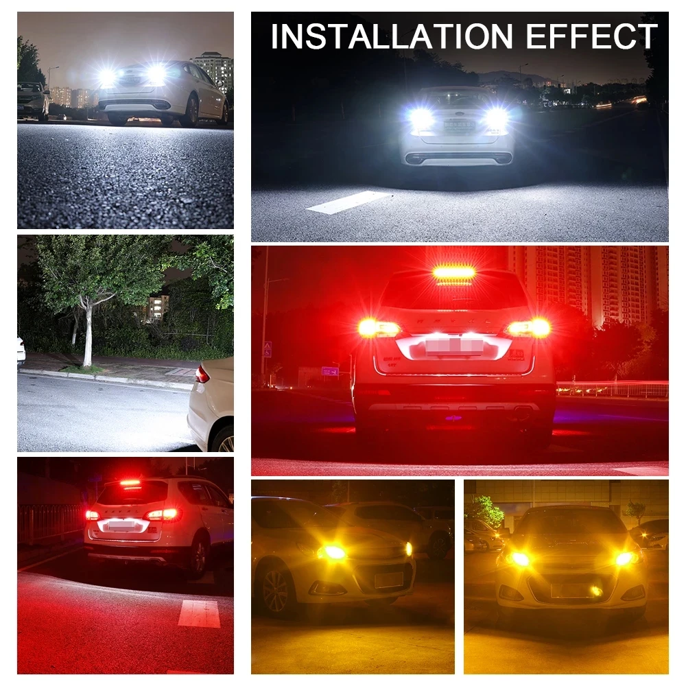 2pcs Car LED Reverse Lights Auto Canbus Backup Reverse Lamp 12V W16W 921 T15 W21W 7440 T20 P21W BA15S 1156 3156 P27W 3157 T25
2pcs Car LED Reverse Lights Auto Canbus Backup Reverse Lamp 12V W16W 921 T15 W21W 7440 T20 P21W BA15S 1156 3156 P27W 3157 T25