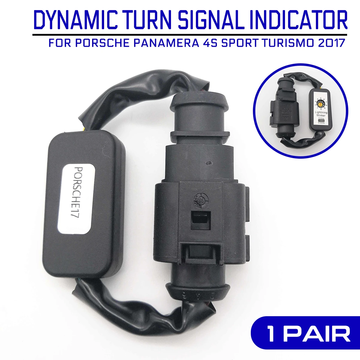 Dynamic Turn Signal Indicator 2Pcs Black LED Taillight Add-on Module Cable Wire Harness For PORSCHE Panamera 4S Sport Turismo
Dynamic Turn Signal Indicator 2Pcs Black LED Taillight Add-on Module Cable Wire Harness For PORSCHE Panamera 4S Sport Turismo