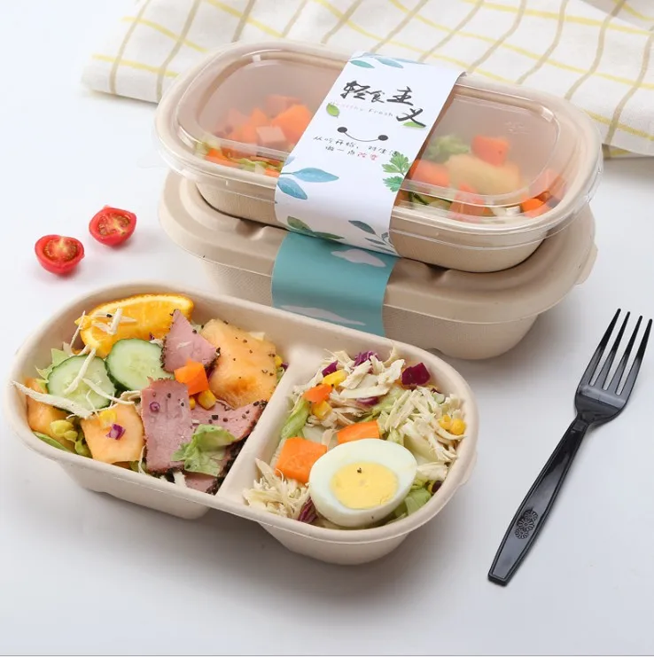 Коробка бенто 10 шт. экологичный Ланч бокс контейнер для пищевых продуктов