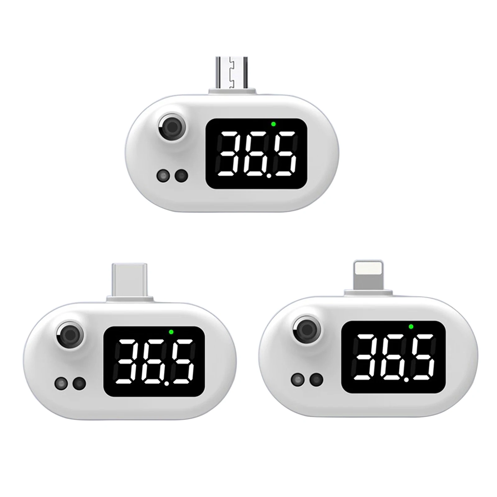 New Mobile Phone USB Smart Thermometer Non-contact Infrared Thermometer Electronic Thermometer LCD Display For IPhone/Android
New Mobile Phone USB Smart Thermometer Non-contact Infrared Thermometer Electronic Thermometer LCD Display For IPhone/Android