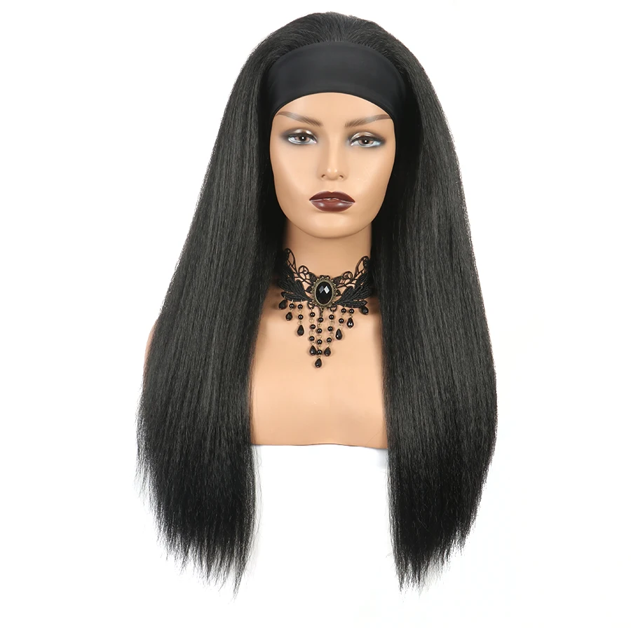 Straight Headband Wig for Women Black Synthetic Headband Wig with Hair Band Natural Look Headband Wig for Daily Use And To Party
Straight Headband Wig for Women Black Synthetic Headband Wig with Hair Band Natural Look Headband Wig for Daily Use And To Party