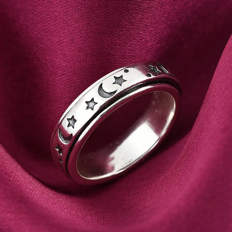 Anti Anxiety Fidget Spinner Ring in Stainless Steel Size 6-11 Reduce Stress & Tension With A Ring! for Men Women Band KL30FI-39D
Anti Anxiety Fidget Spinner Ring in Stainless Steel Size 6-11 Reduce Stress & Tension With A Ring! for Men Women Band KL30FI-39D