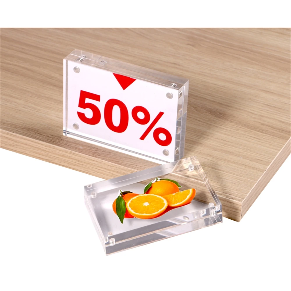 Christmas Gift 1 Set Acrylic Clear Rectangle Magnet Photo Frame Sheet Europe Simple Fashion Picture Frame Plastic Pmma Board
Christmas Gift 1 Set Acrylic Clear Rectangle Magnet Photo Frame Sheet Europe Simple Fashion Picture Frame Plastic Pmma Board
