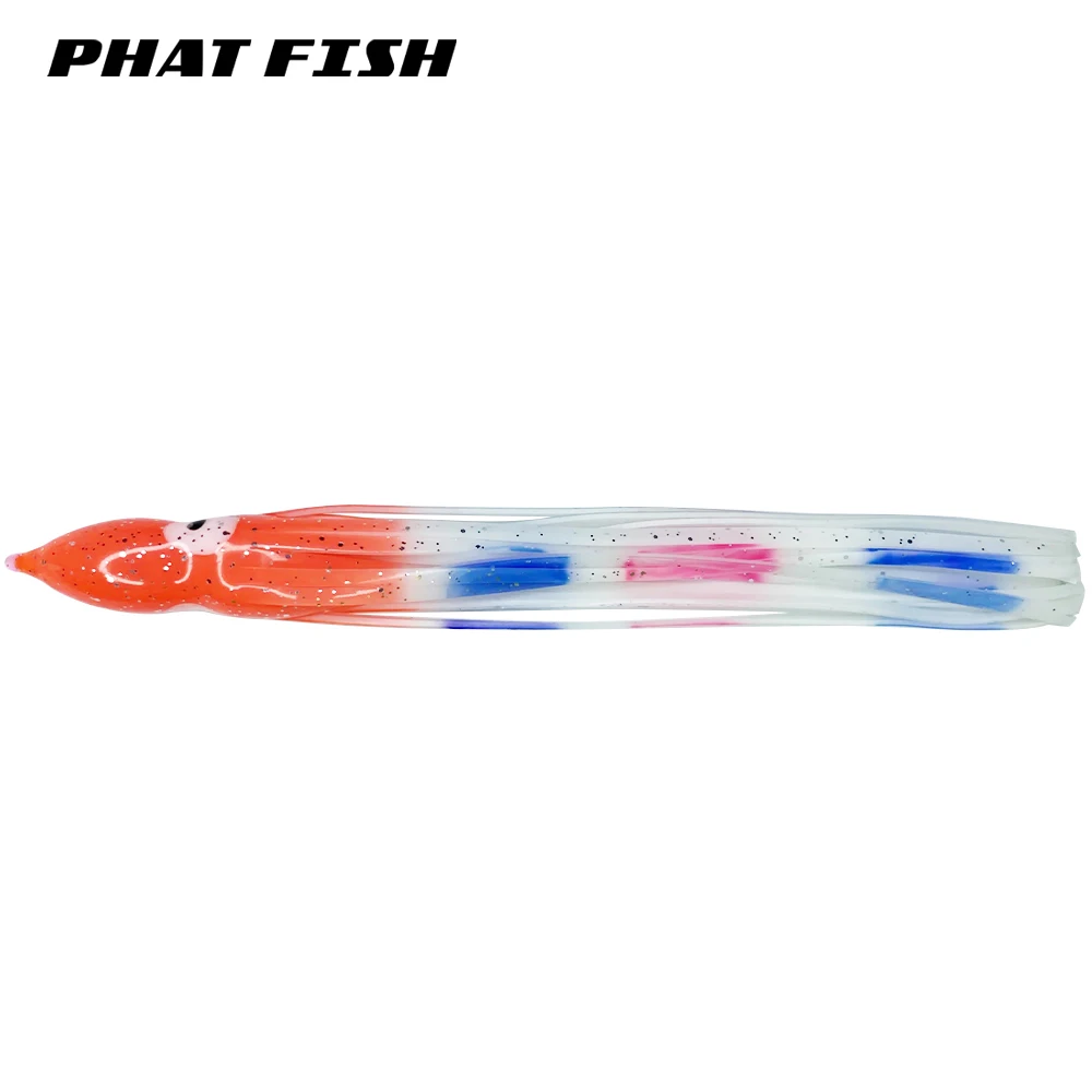 PHAT FISH 20pcs 170mm 10g Premium Silicone Soft Squid Skirts Bait Saltwater Big Game Salmon Octopus Jigging Fishing Lure
PHAT FISH 20pcs 170mm 10g Premium Silicone Soft Squid Skirts Bait Saltwater Big Game Salmon Octopus Jigging Fishing Lure