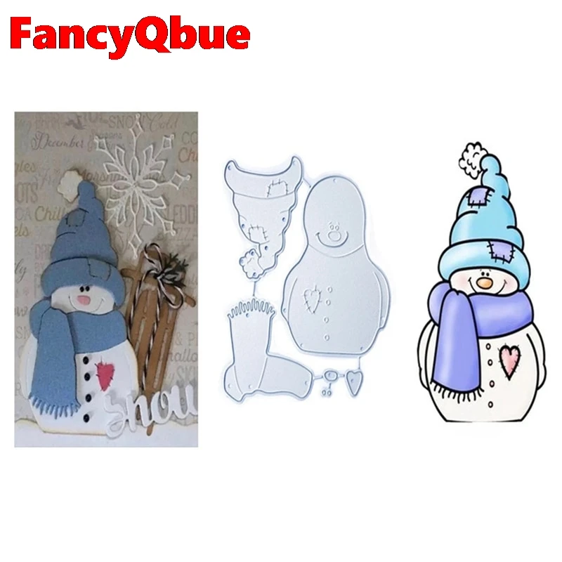 Новый Рождественский снеговик металлические Вырубные штампы тиснение трафарет Декор альбома Сделай Сам ремесло форма
Новый Рождественский снеговик металлические Вырубные штампы тиснение трафарет Декор альбома Сделай Сам ремесло форма
