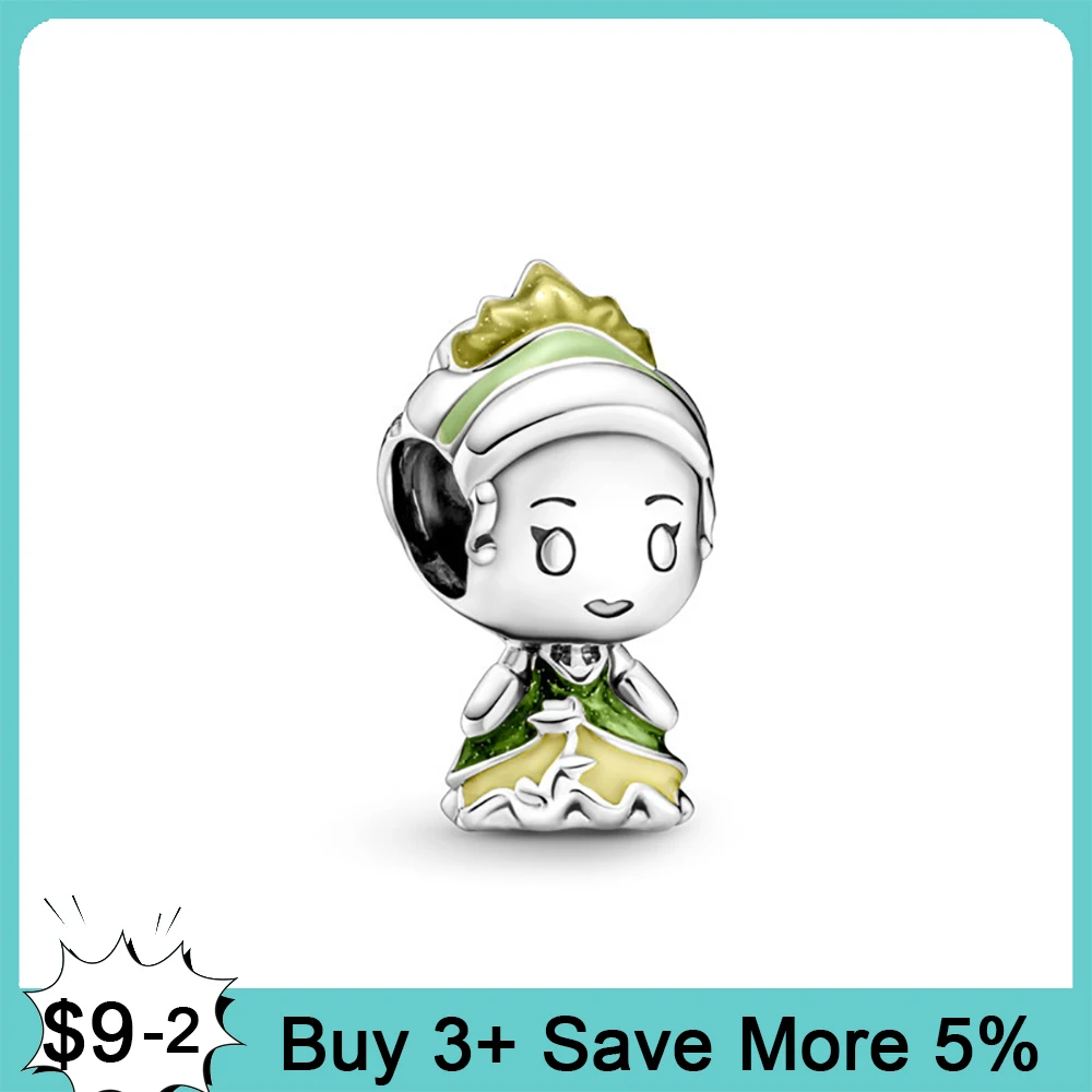 Шарм-подвеска из серебра 925 пробы в виде принцессы в зеленом платье
Шарм-подвеска из серебра 925 пробы в виде принцессы в зеленом платье
