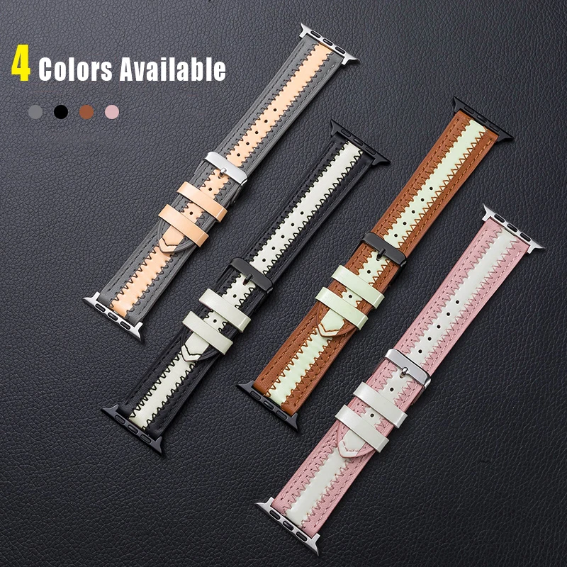 Strap For apple watch series 6 5 4 3 watchband Luminous+Leather bracelet iwatch band 42mm 38mm correa apple watch band 44mm 40mm
Strap For apple watch series 6 5 4 3 watchband Luminous+Leather bracelet iwatch band 42mm 38mm correa apple watch band 44mm 40mm