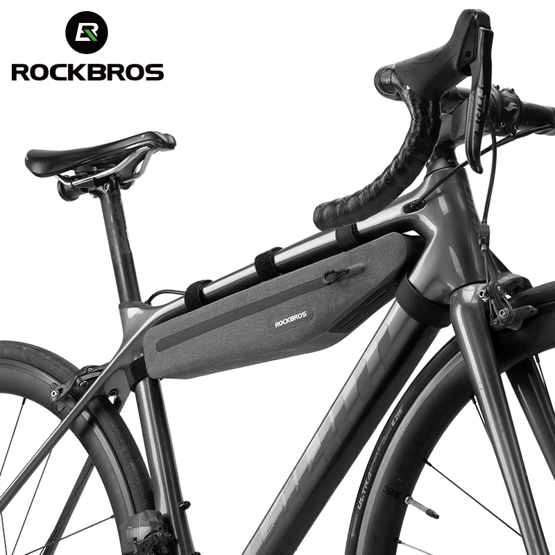 ROCKBROS 1.5L Full Waterproof Bike Bag Front Tube Triangle Lengthed Double Zipper Scratch-resistant Bicycle Bag Bike Accessories
ROCKBROS 1.5L Full Waterproof Bike Bag Front Tube Triangle Lengthed Double Zipper Scratch-resistant Bicycle Bag Bike Accessories