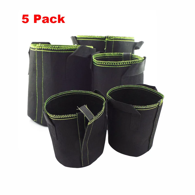 5pcs Grow Bags to Transplant Vegetable Plant Potato tomato Flower Self-Adhesion Side Fabric Pot Nursery Growing Garden Tools
5pcs Grow Bags to Transplant Vegetable Plant Potato tomato Flower Self-Adhesion Side Fabric Pot Nursery Growing Garden Tools