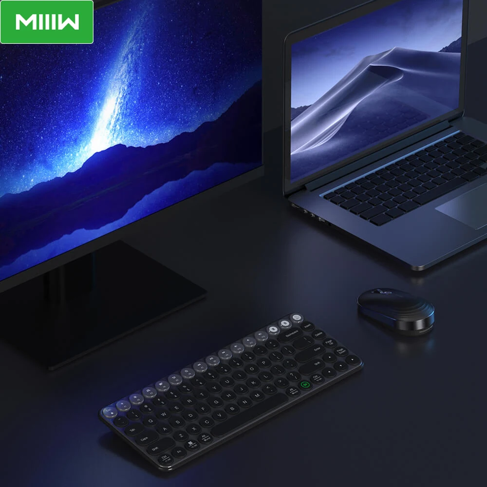 MIIIW Беспроводная интеллектуальная голосовая клавиатура с искусственным